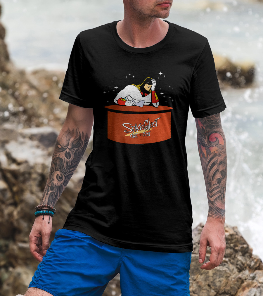 Space Ghost Coast To Coast Spacer Stars Desk T-Shirt