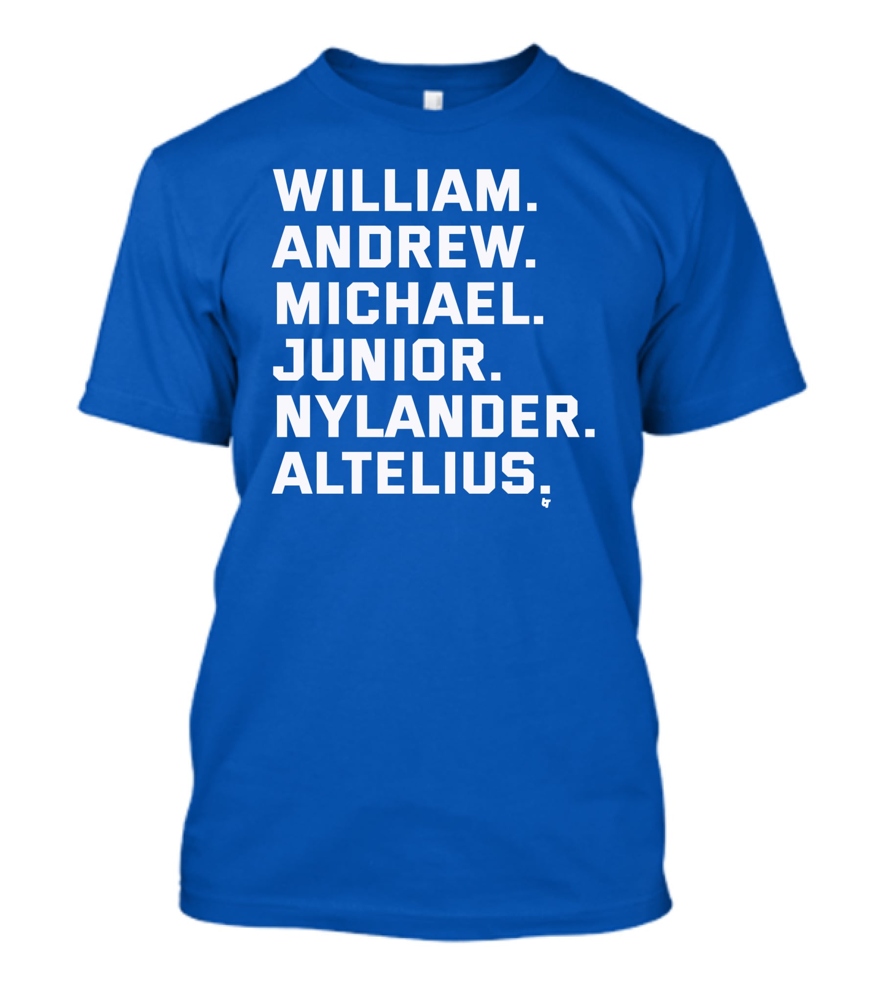 William Andrew Michael Junior Nylander Altelius T-Shirt
