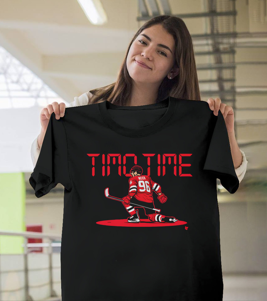 New Jersey Timo Meier 96 Timo Time T-Shirt