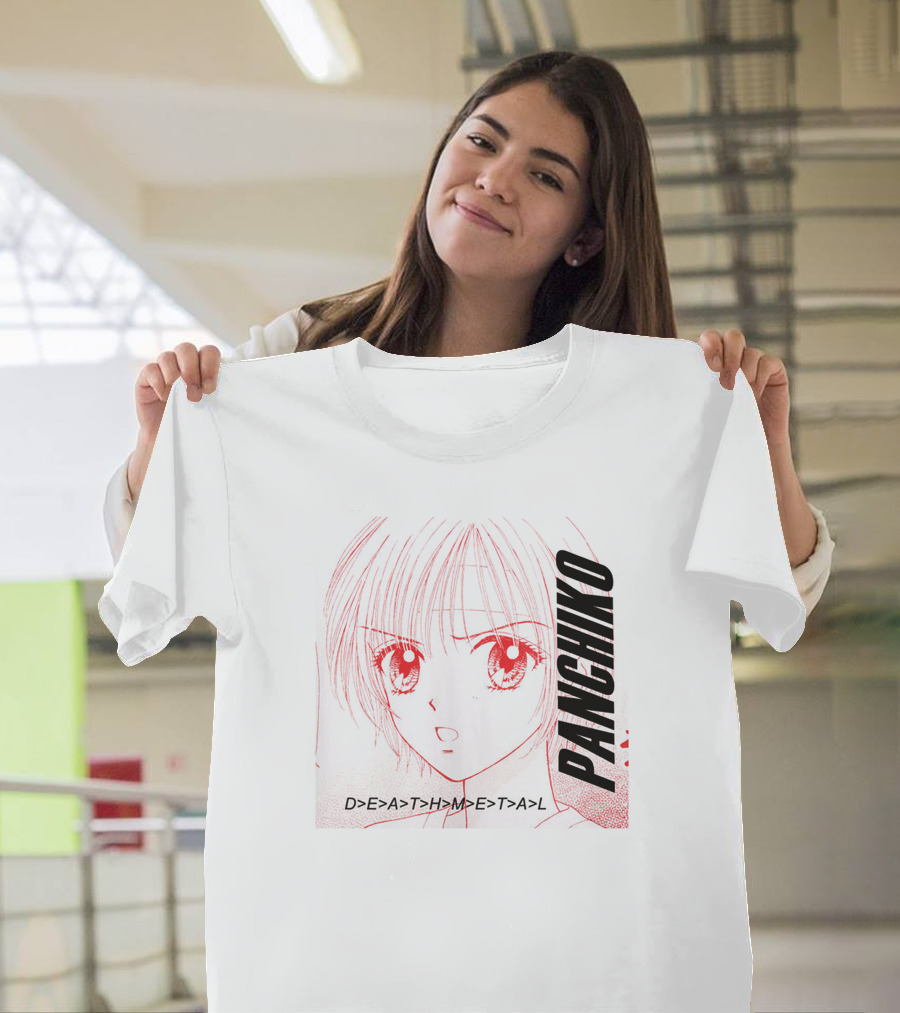 PANCHIKO D>E>A>T>H>M>E>T>A>L Anime T-Shirt