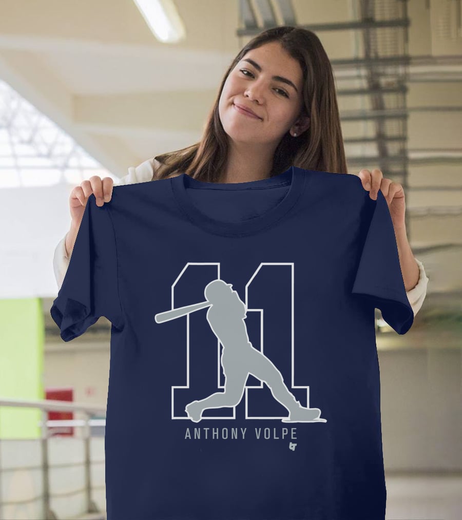 Anthony Volpe 11 New York Baseball T-Shirt