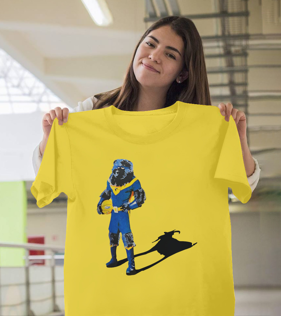 Memphis Grizzlies Basketball GOAT With Superhero Bear And Goat Shadow T-Shirt