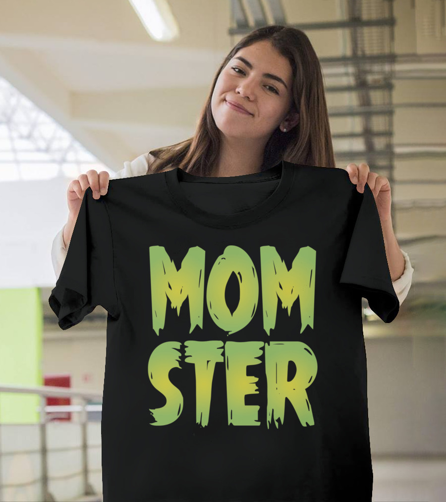 MOM-STER Green Halloween Relaxed Fit Costume T-Shirt