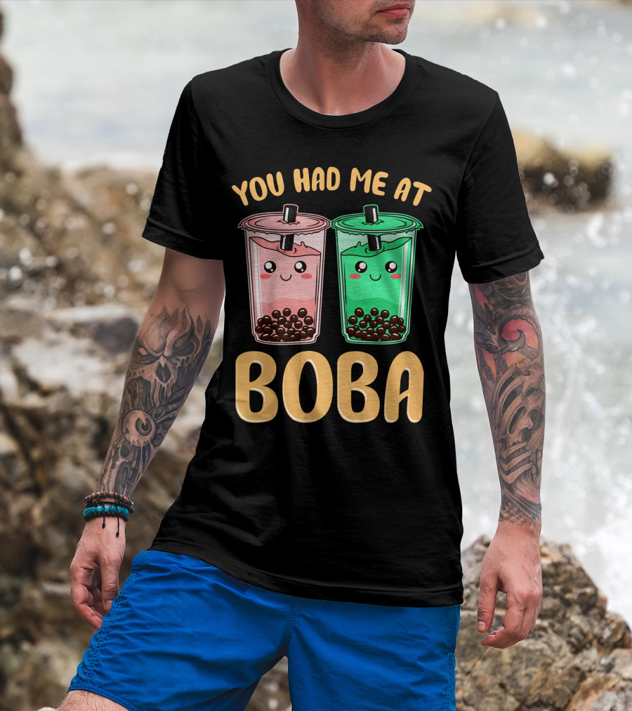 You Had Me At Kawaii Bubble Tea Boba T-Shirt