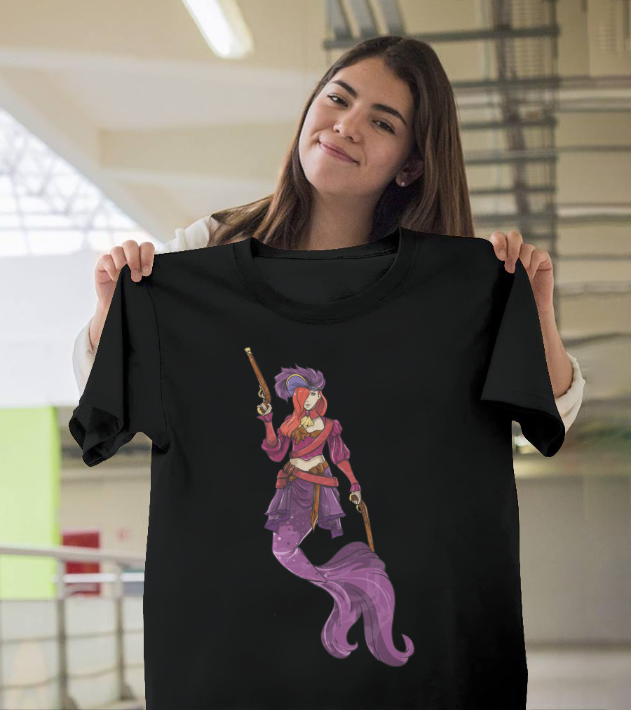 Pirate Mermaid Magical Fantasy Adventure T-Shirt
