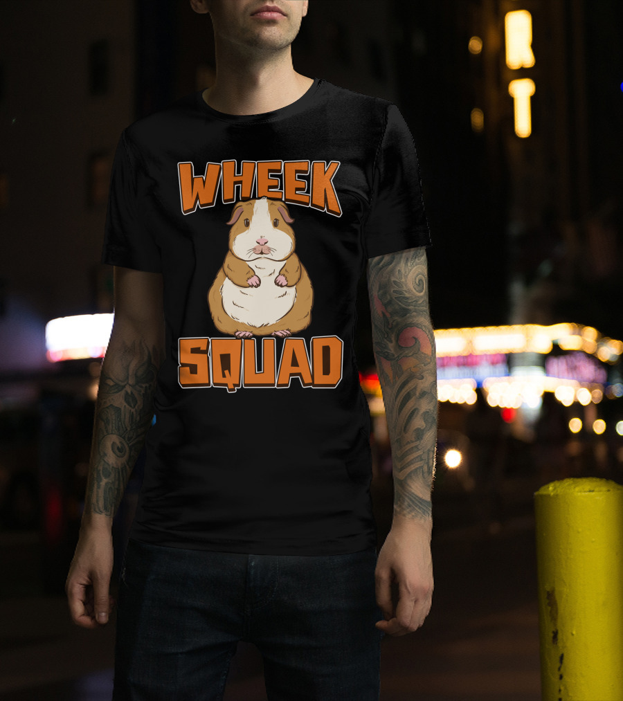 Wheek Squad Guinea Pig Furry Potato Pet Cavy T-Shirt