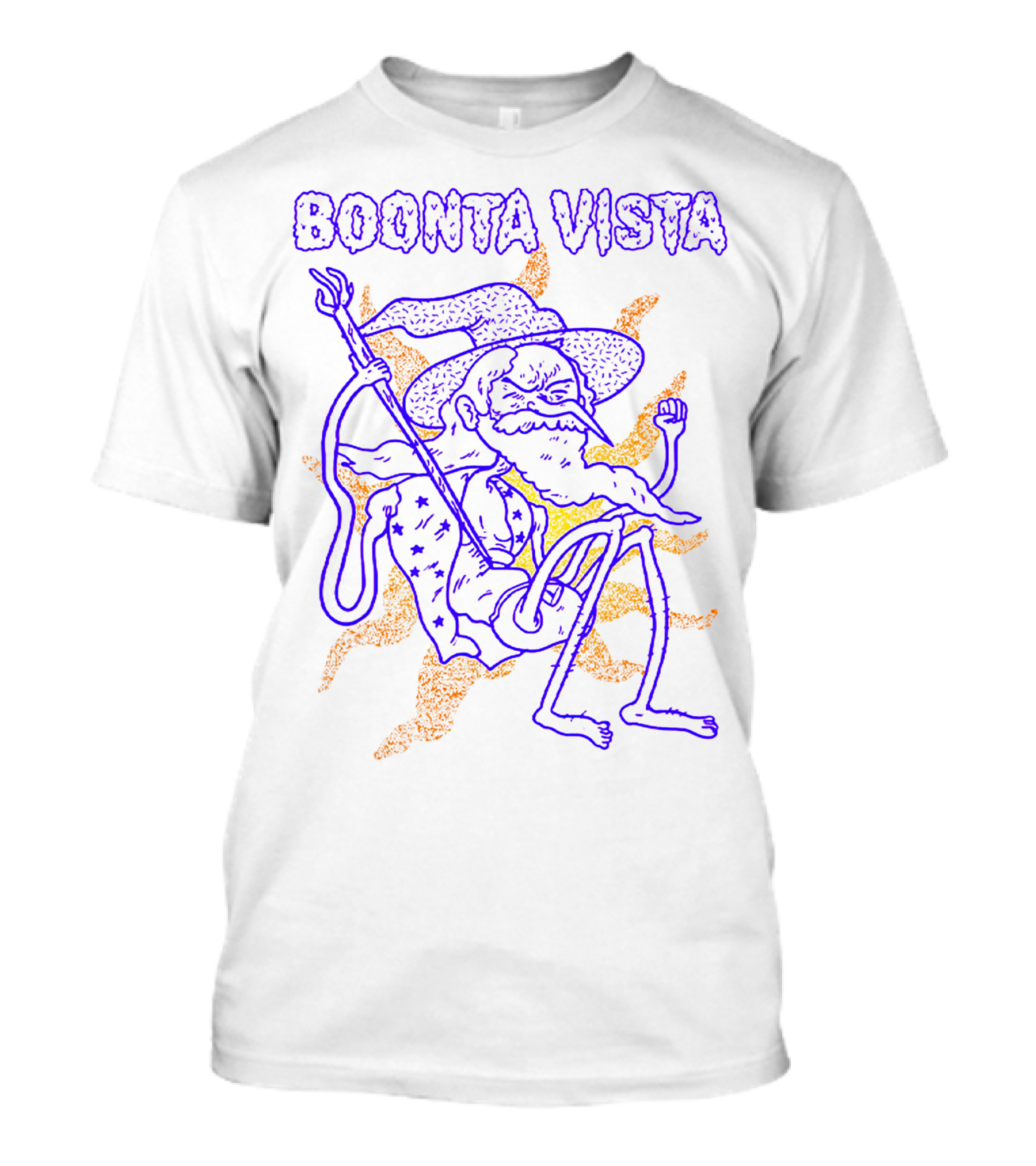 Boonta Vista Wizard With Staff And Hat T-Shirt