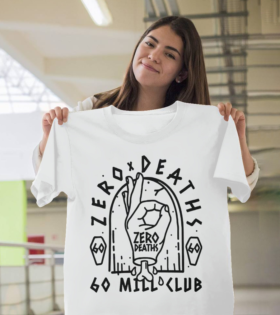 Zero Deaths 60 Mill Club Pewdiepie T-Shirt