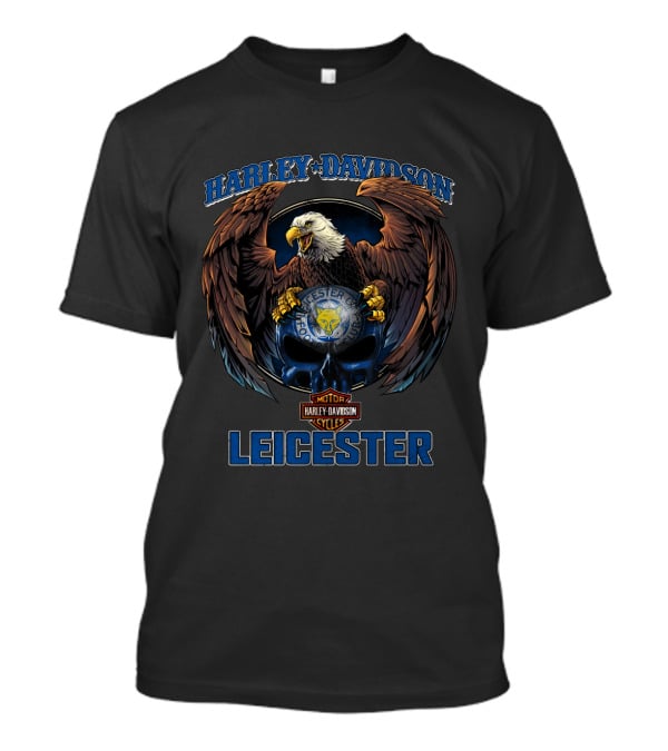 Harley Davidson Motor Cycles Eagle Leicester T-Shirt