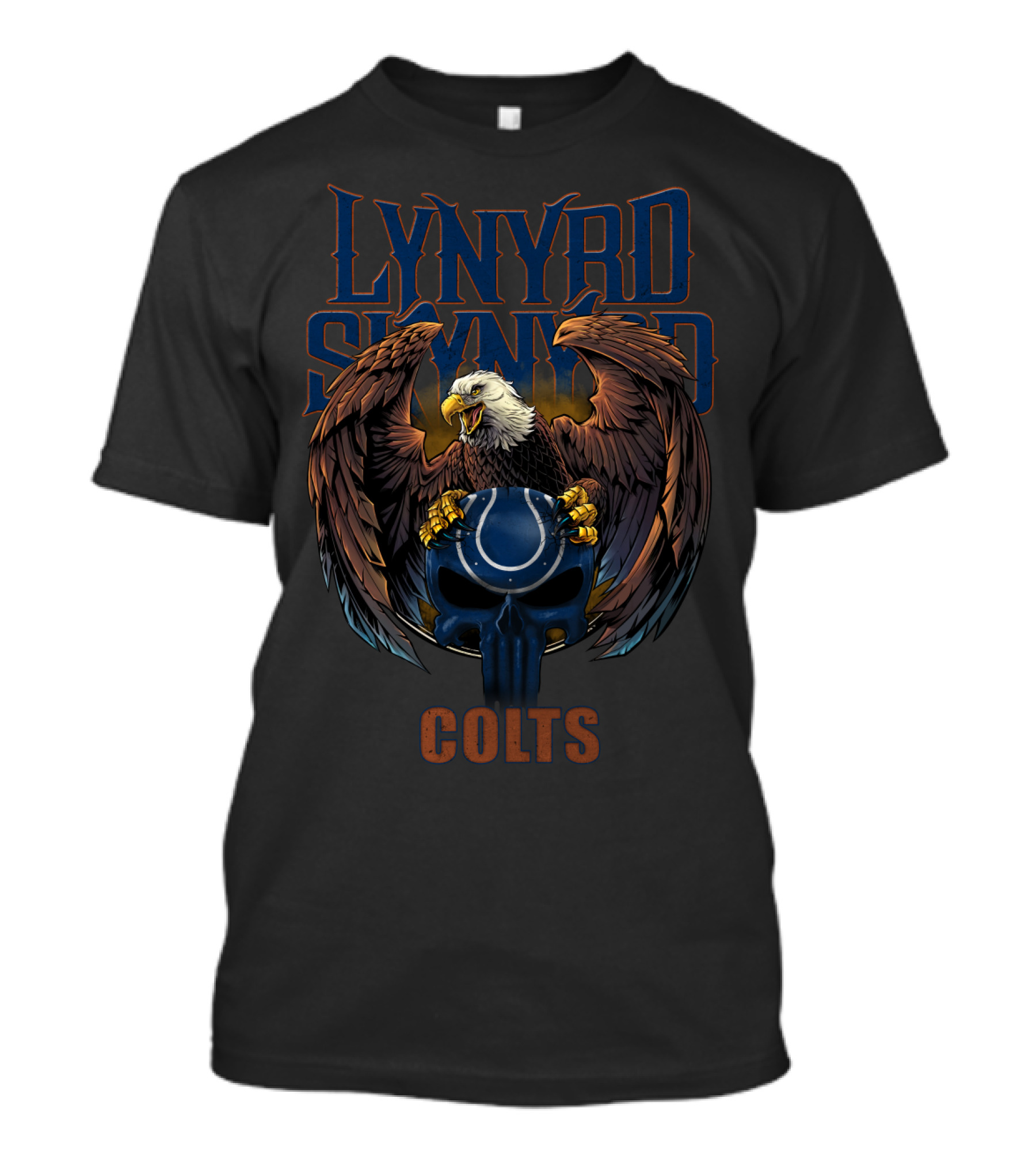 Lynyrd Skynyrd Colts Eagle Skull T-Shirt