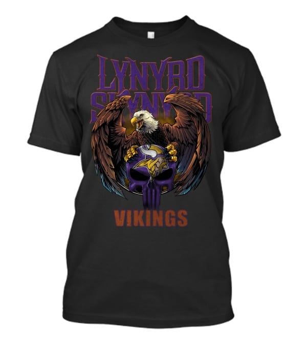 Lynyrd Skynyrd Vikings Eagle Minnesota T-Shirt