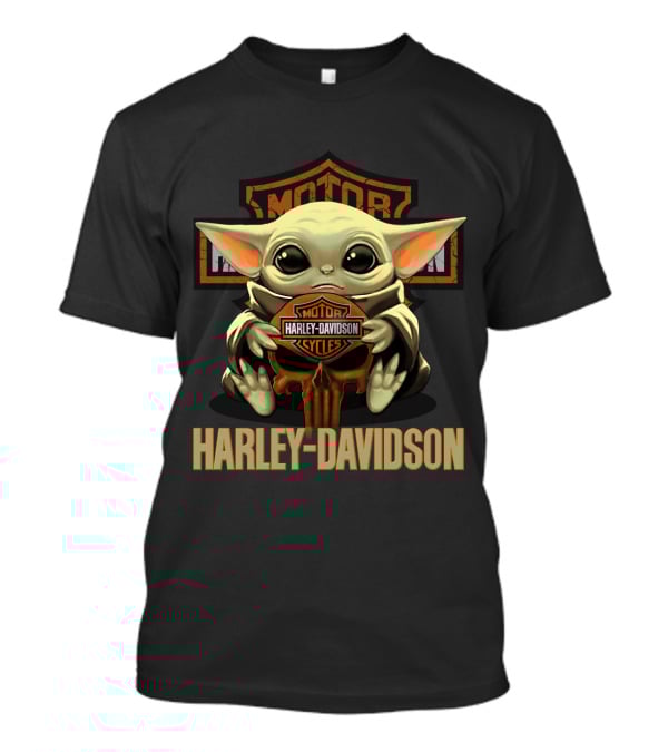 Harley Davidson Motorcycles Yoda T-Shirt