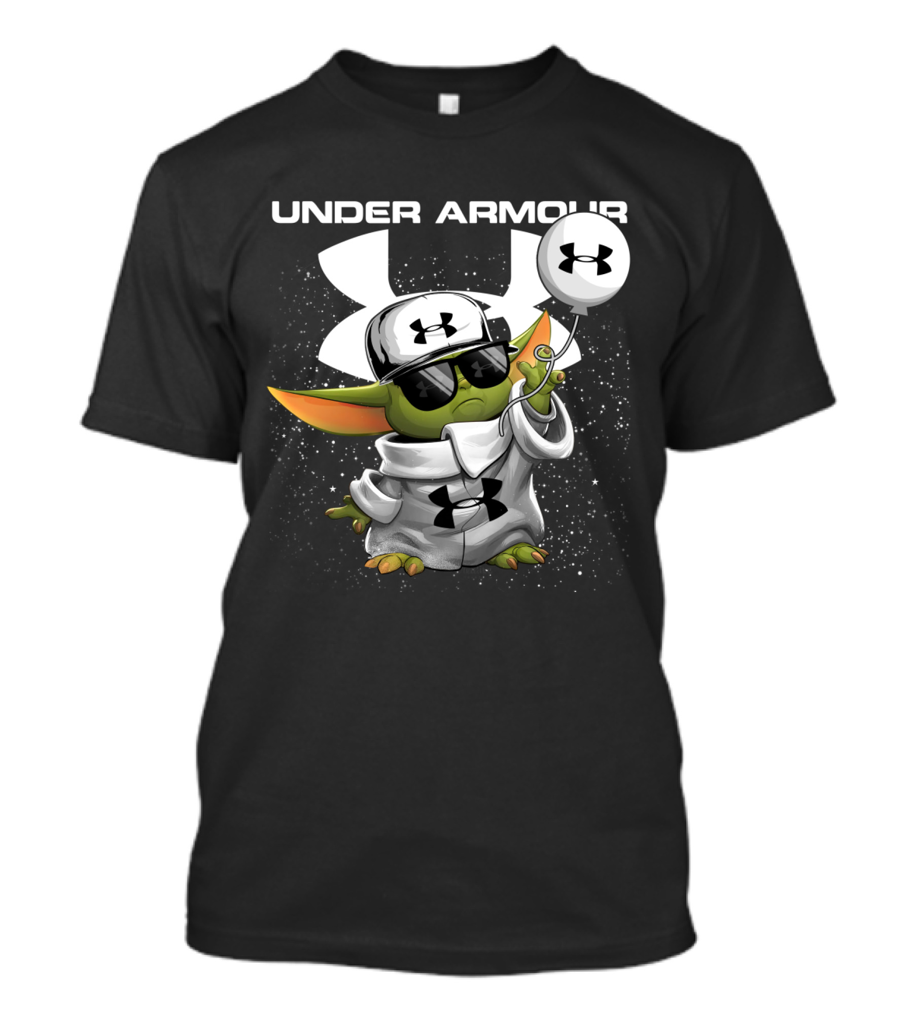 Under Armour Yoda Balloons And Hat T-Shirt