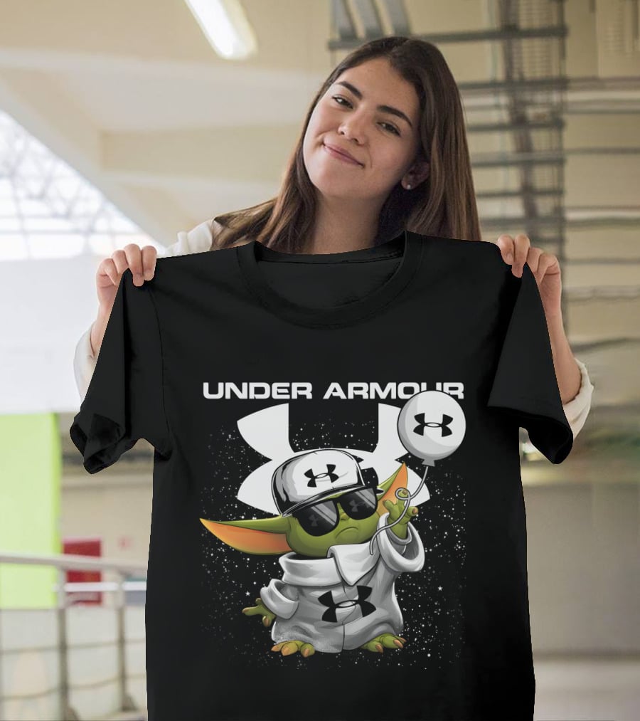 Under Armour Yoda Balloons And Hat T-Shirt