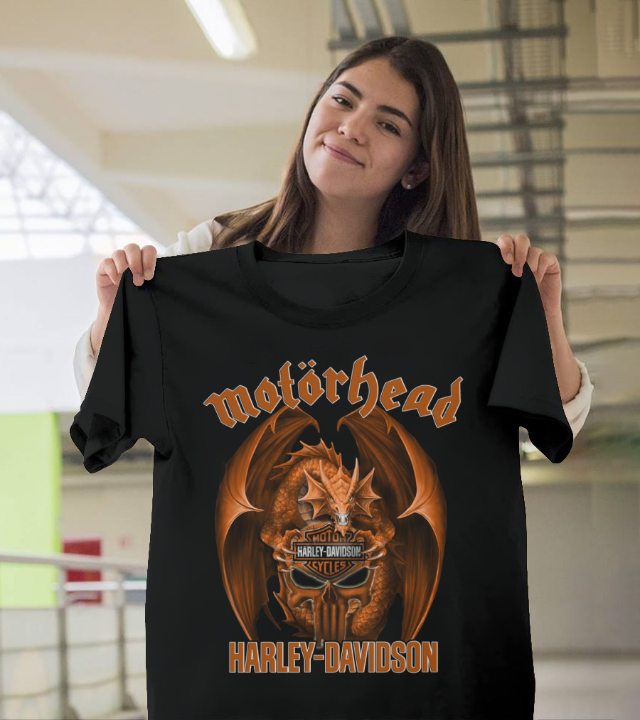 Motorhead Harley Davidson Cycles Dragon T-Shirt