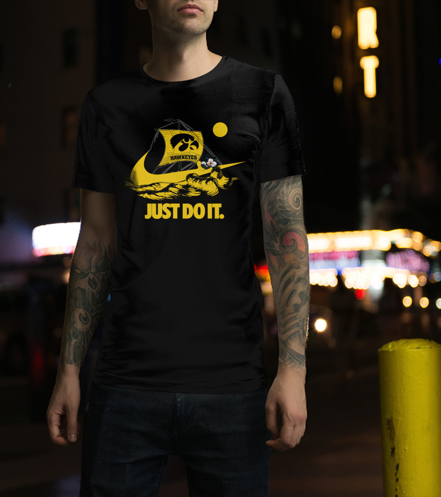 Just Do It Hawkeyes Nike T-Shirt
