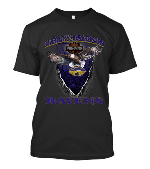 Harley Davidson Ravens Motor Harley Davidson Cycles T-Shirt