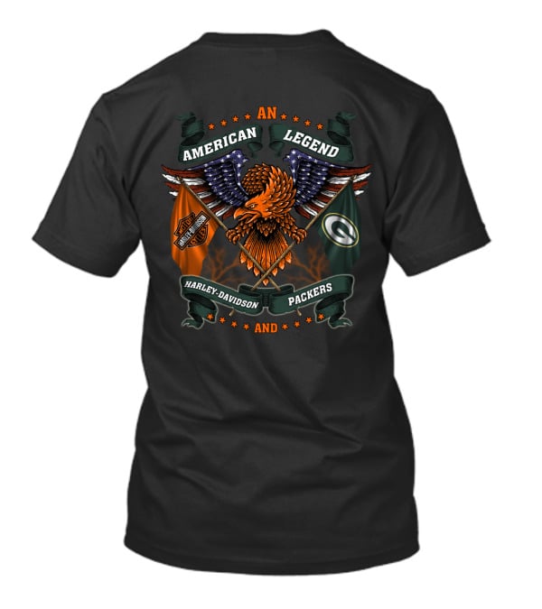 An American Legend Harley Davidson Packers T-Shirt