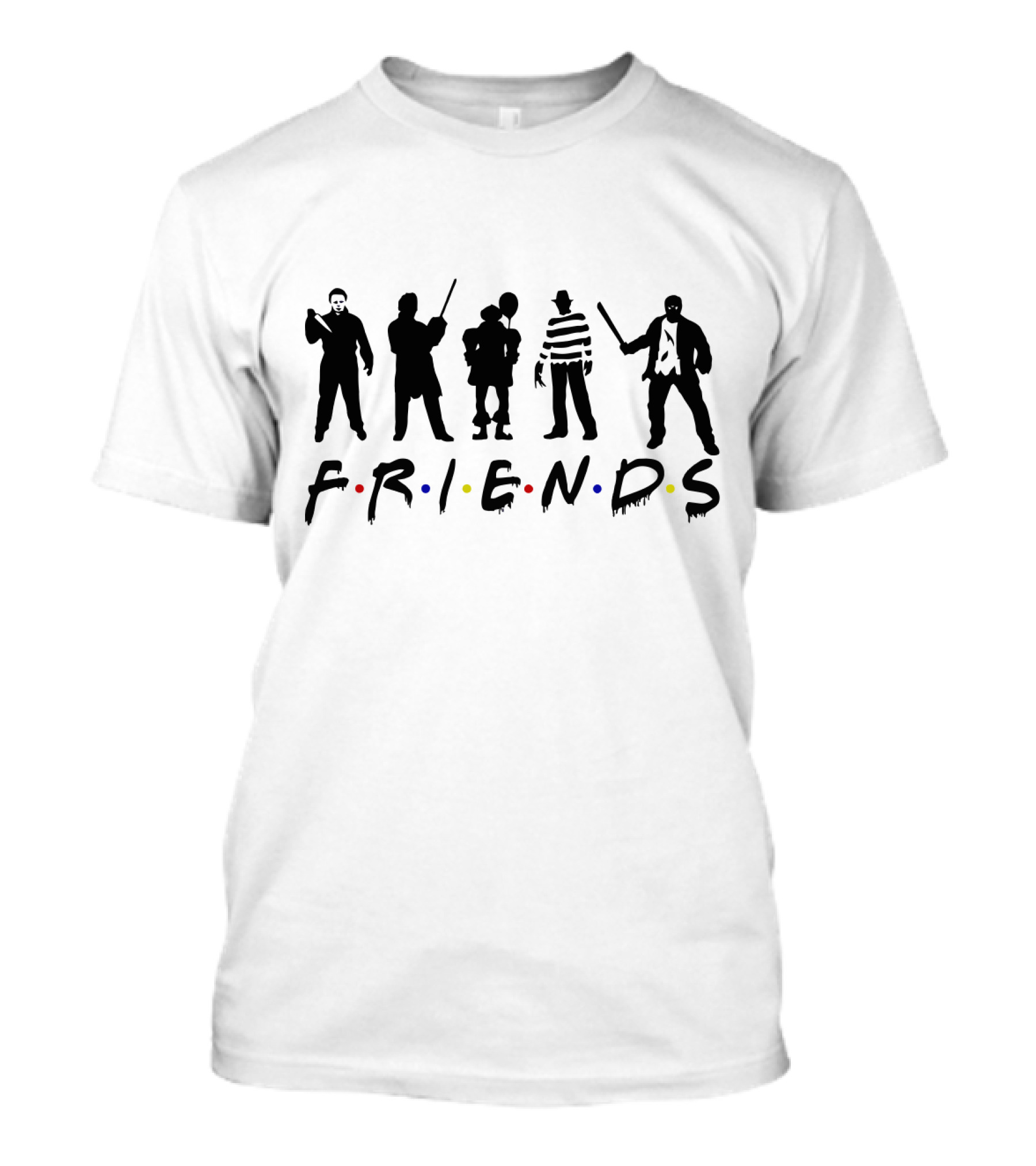 Friends Halloween Horror Serial Killer T-Shirt