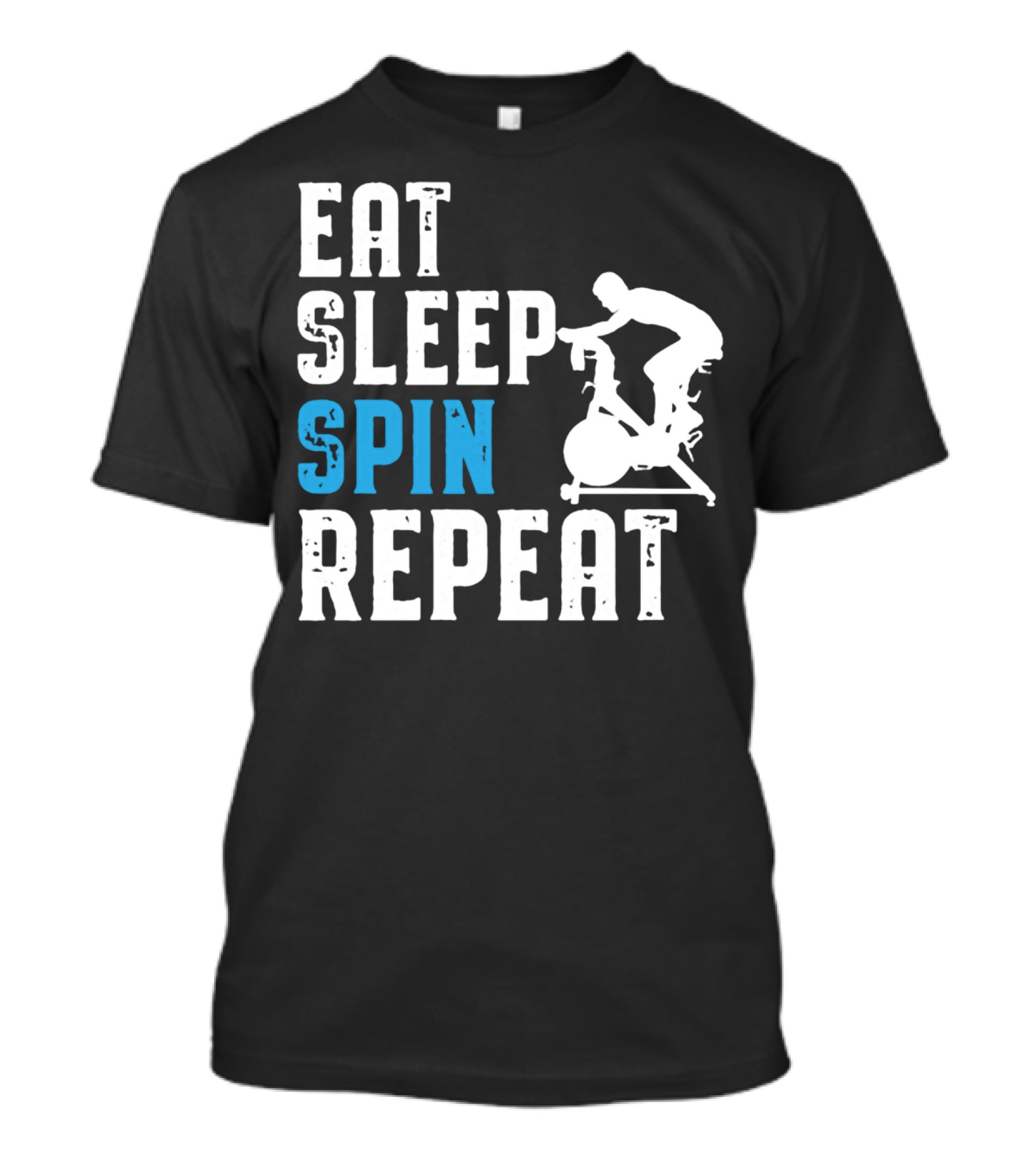 Eat Sleep Spin Repeat Spinning And Indoor Cycling T-Shirt