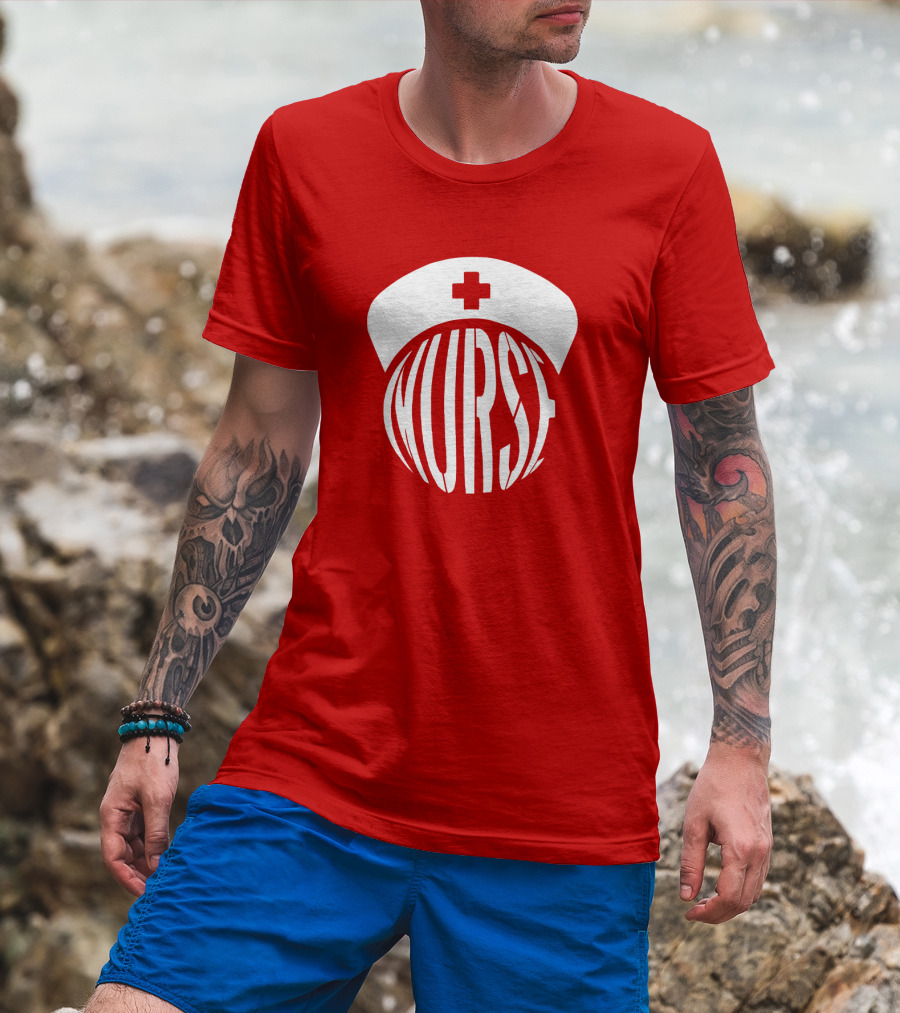 Nurse Hat With Text T-Shirt