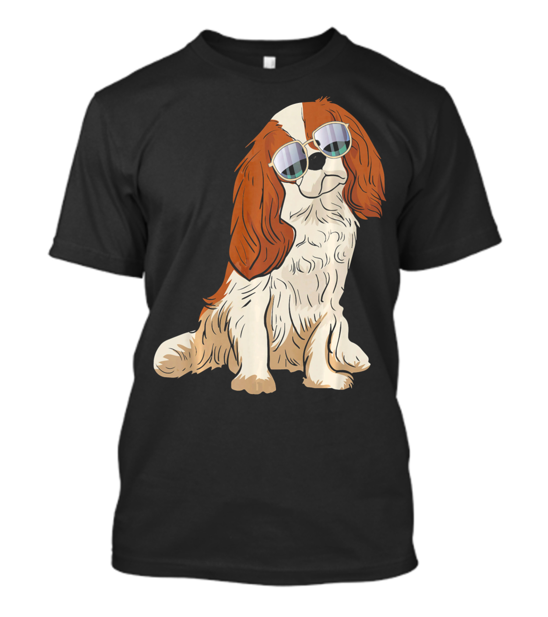 Cavalier King Charles Spaniel With Sunglasses T-Shirt