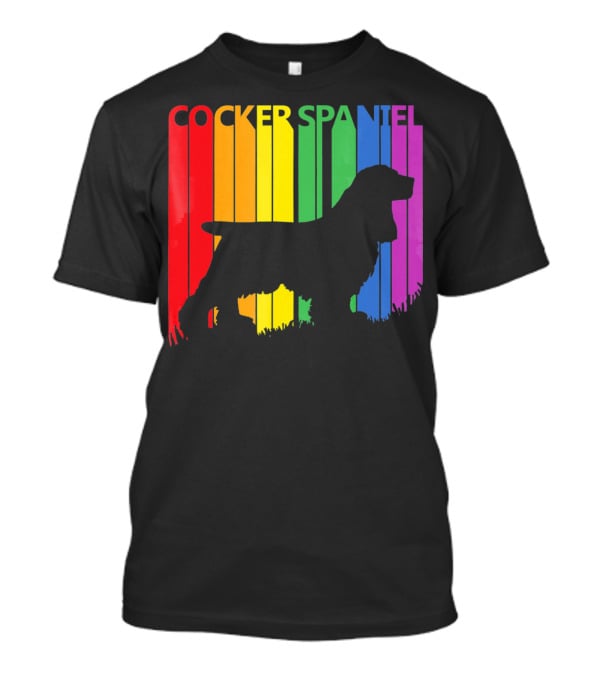 Cocker Spaniel Rainbow T-Shirt