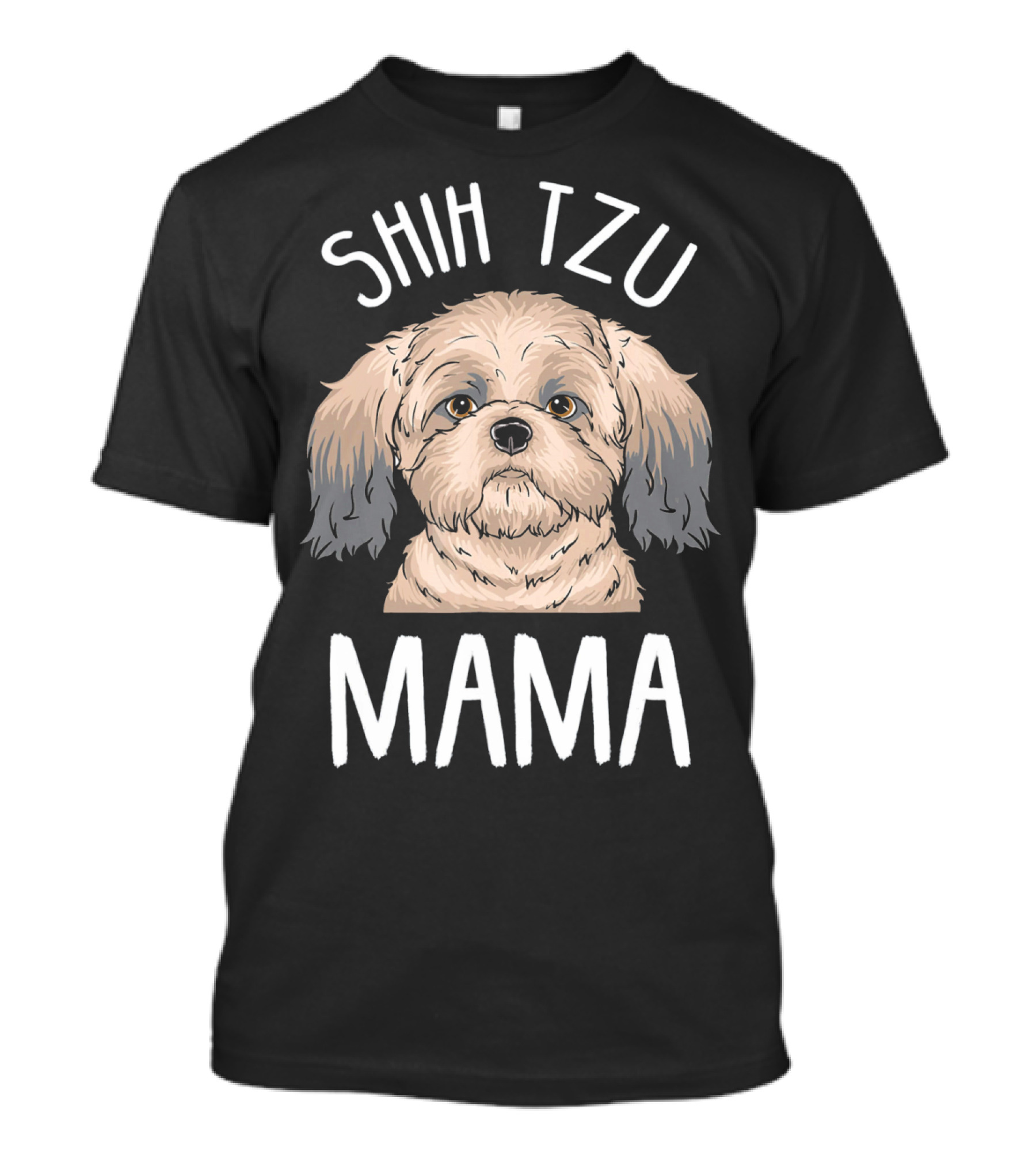 Shih Tzu Mama Funny Shih Tzu Mom T-Shirt