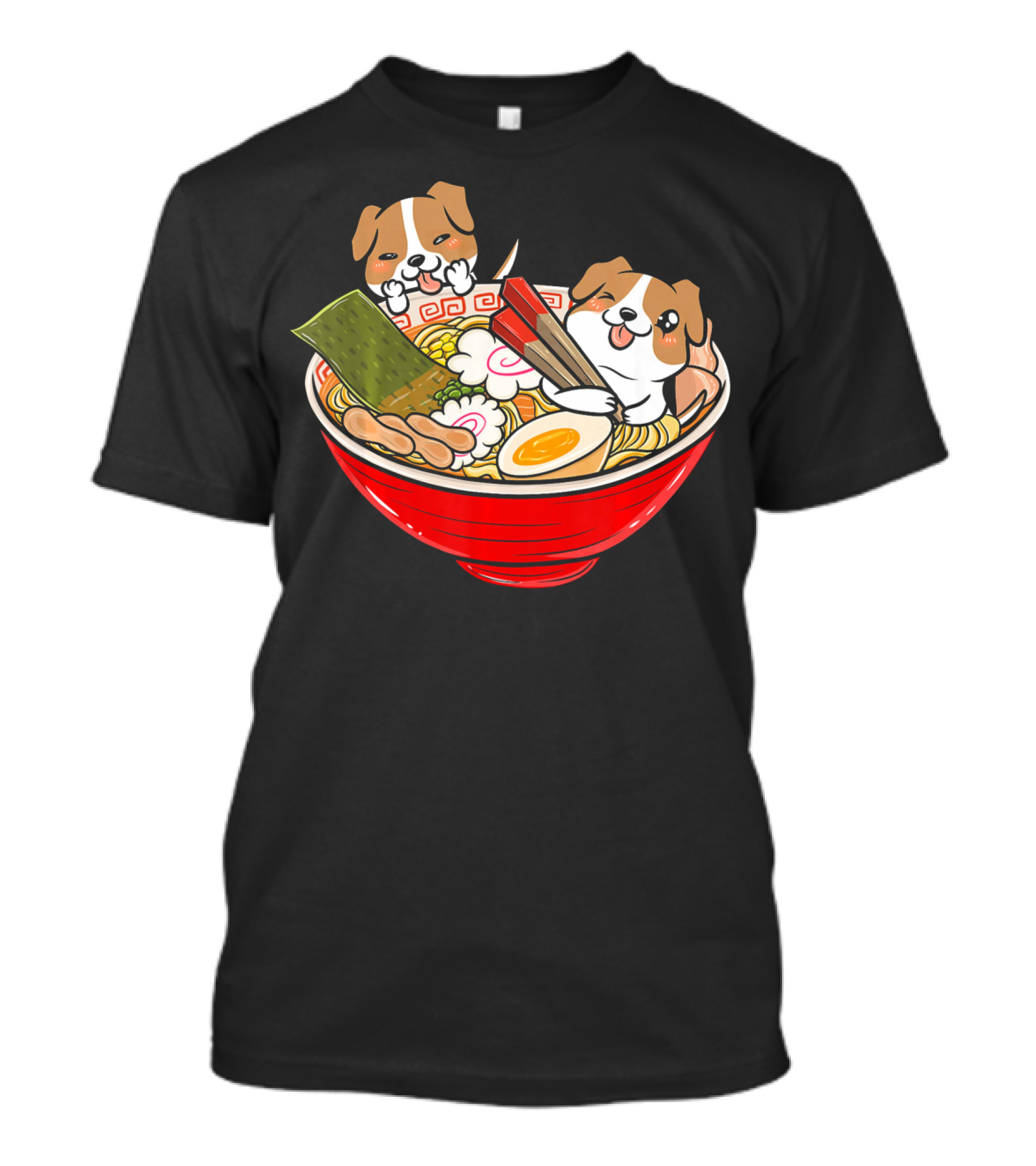 Jack Russell Terrier In Japanese Ramen Kawaii T-Shirt