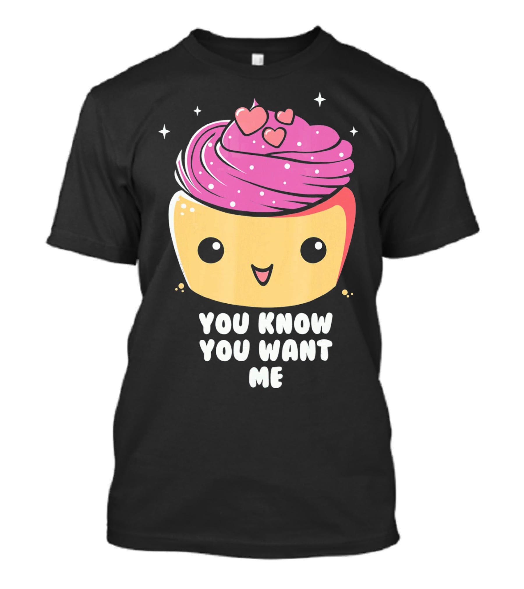 Cupid Cupcake You Know You Want Me Food Lover Baking T-Shirt