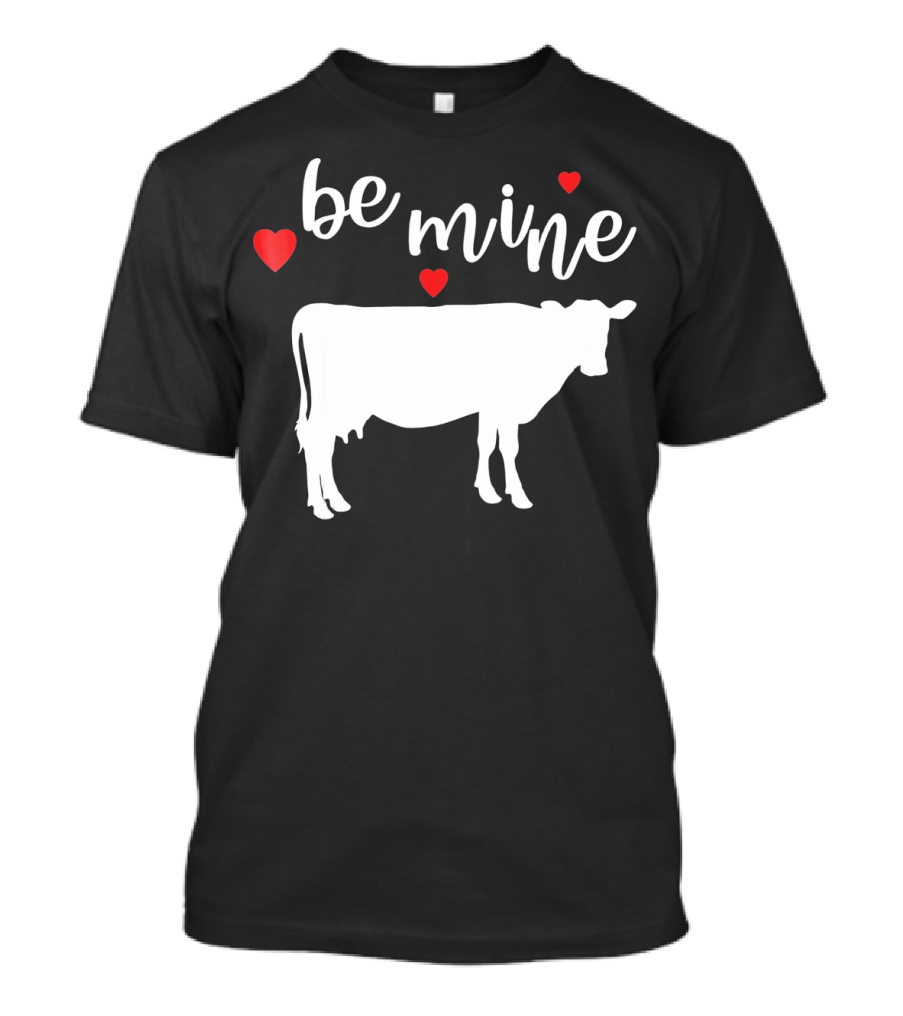 Be Mine Cow Funny Valentine's Day T-Shirt