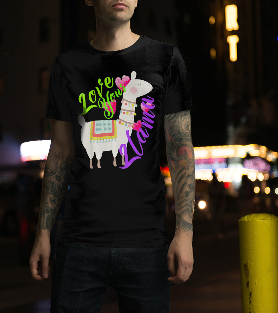 Love Your Llama Cute T-Shirt