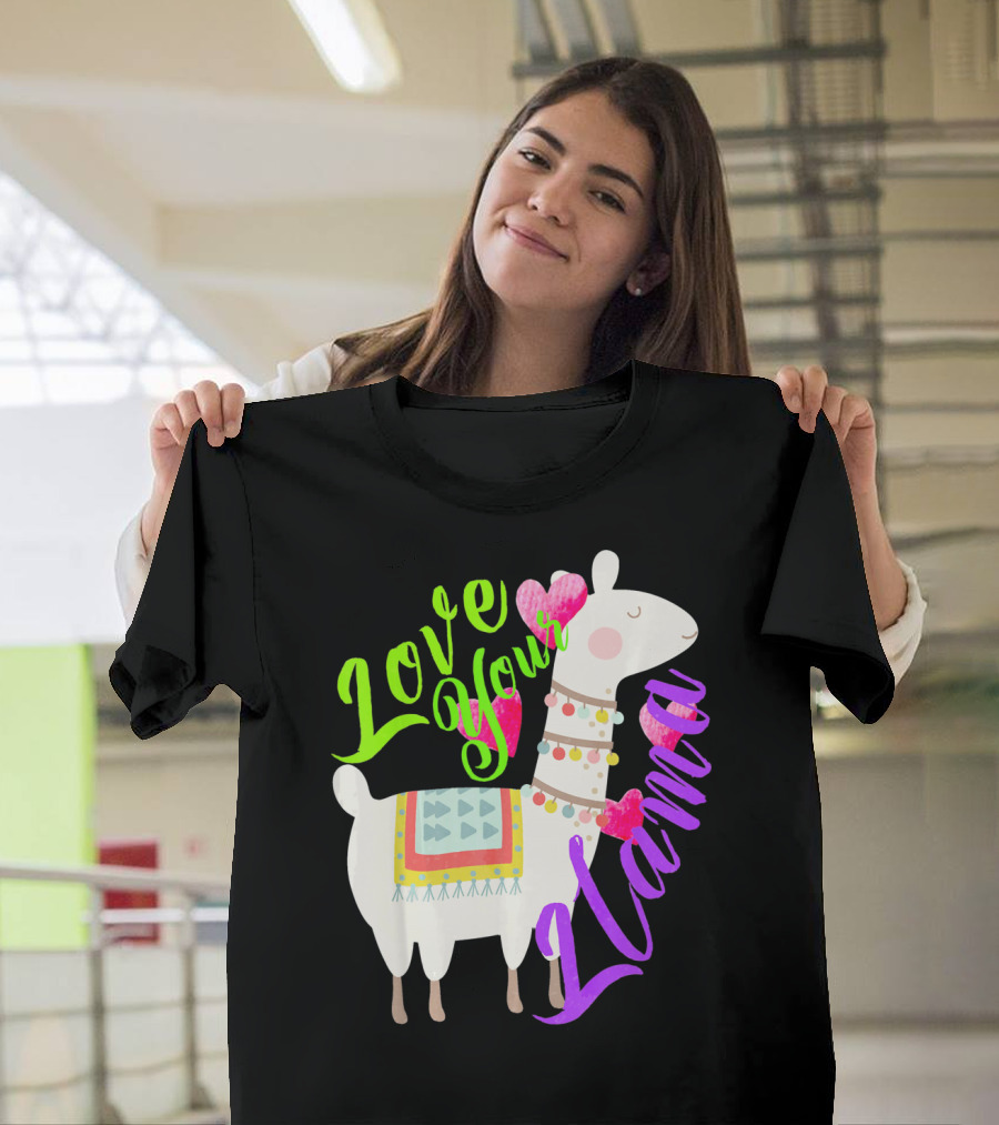 Love Your Llama Cute T-Shirt