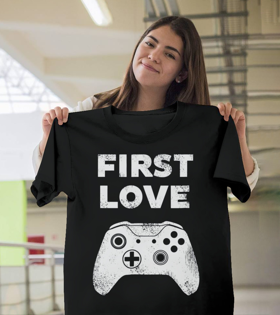 First Love Game Controller Video Gamer Valen T-Shirt