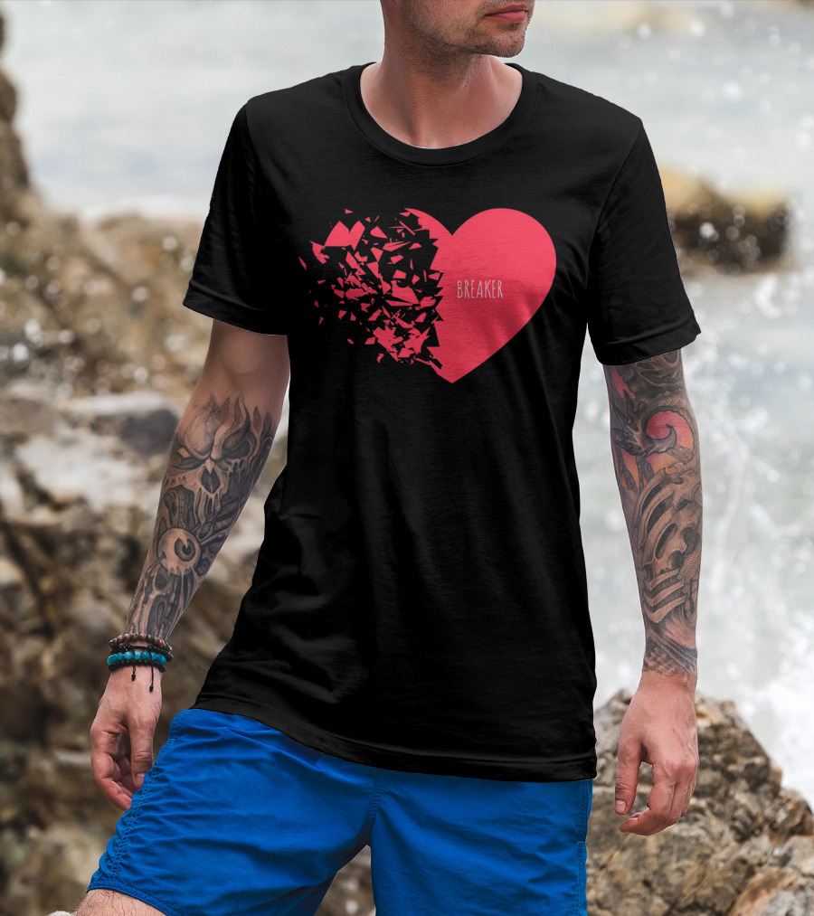 Funny Valentines Day Heart Breaker T-Shirt