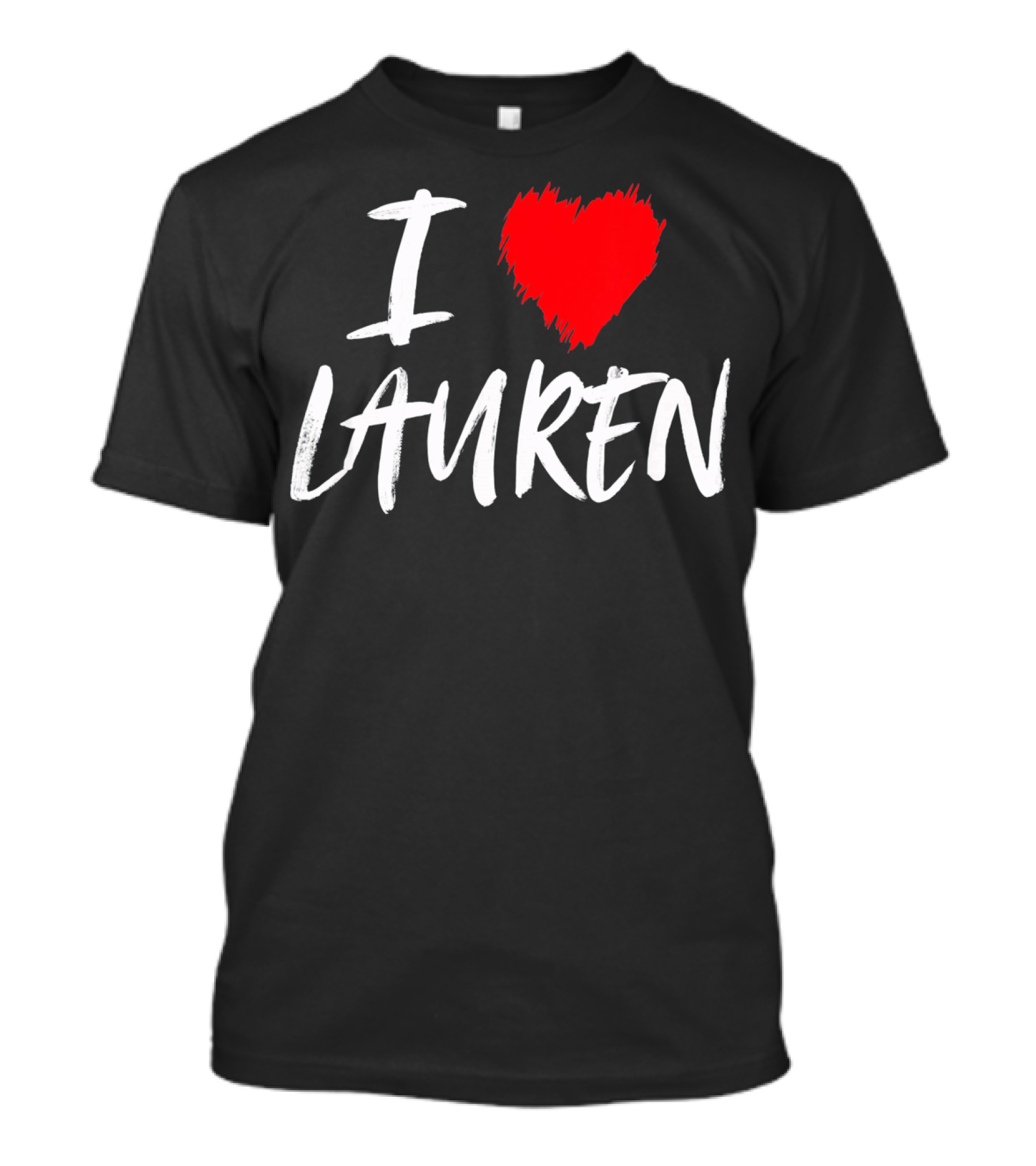 I Love Lauren Valentine T-Shirt