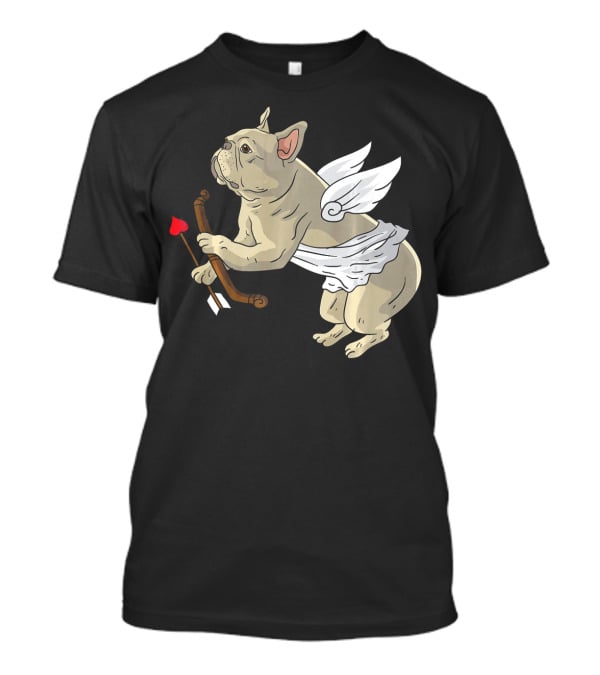 I Love Pugs Cupid Dog Lovers Valentine T-Shirt