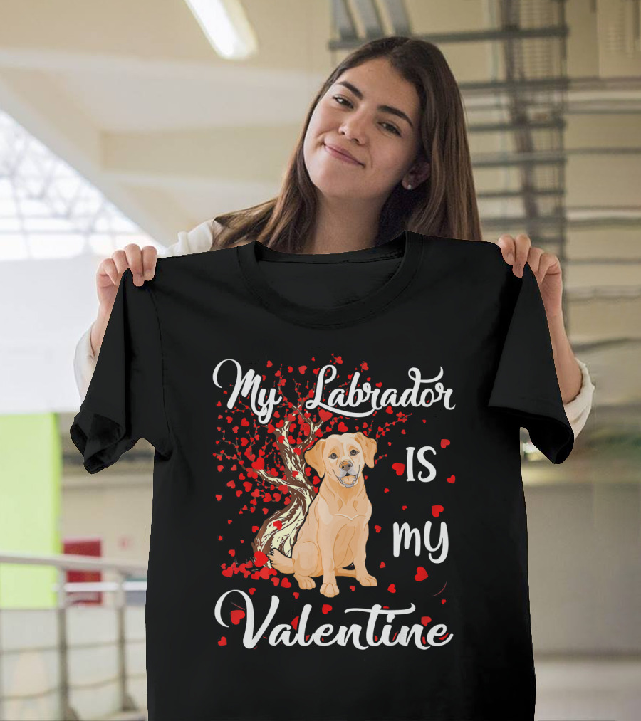 My Labrador Is My Valentine T-Shirt