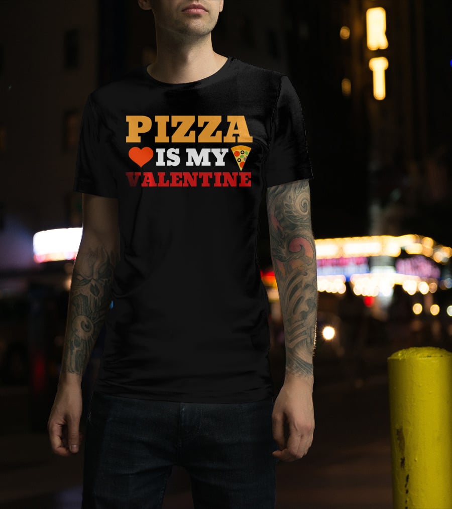 Pizza Heart Is My Slice Valentine T-Shirt
