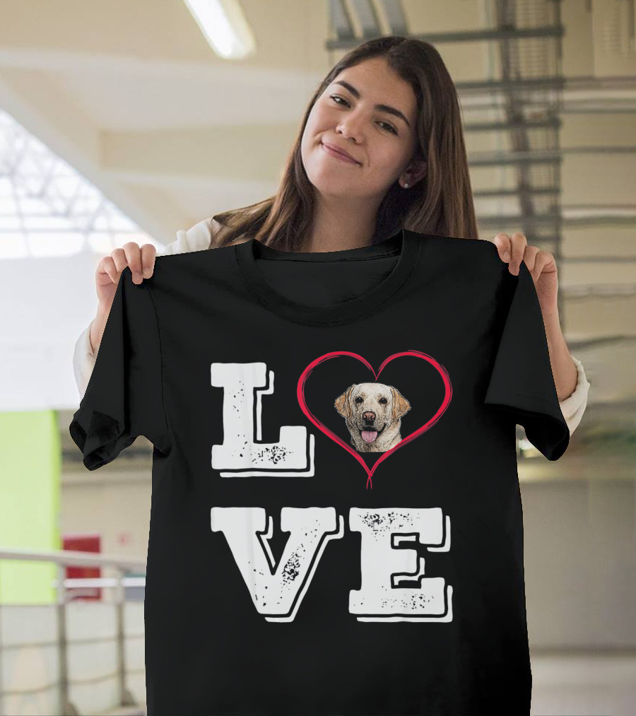 Labrador Retriever Love Heart T-Shirt