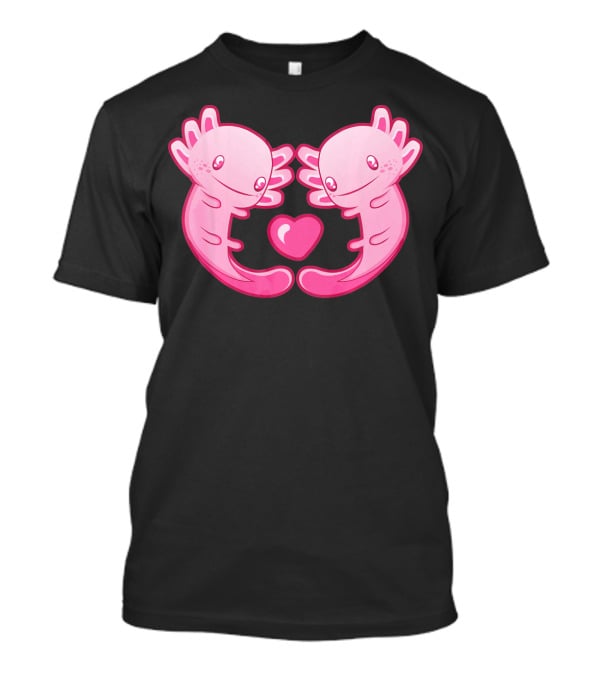 Mexican Walking Fish Love Funny Valentine Heart T-Shirt