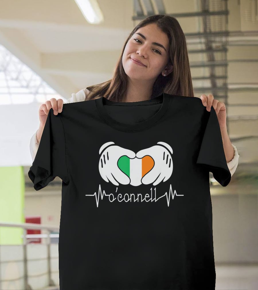 Irish Heartbeat O'Connell Hands Flag T-Shirt