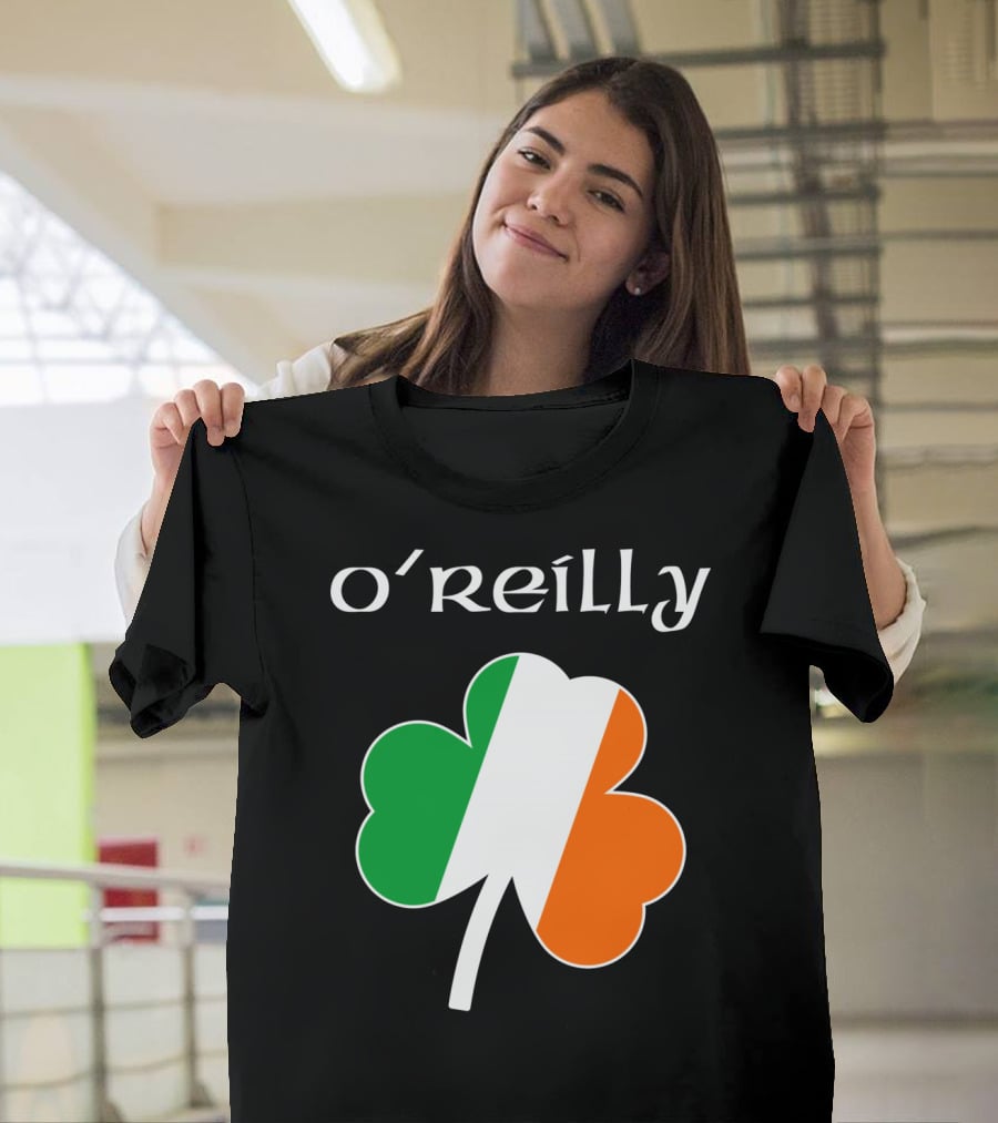 O'Reilly Irish Flag Shamrock Ireland T-Shirt
