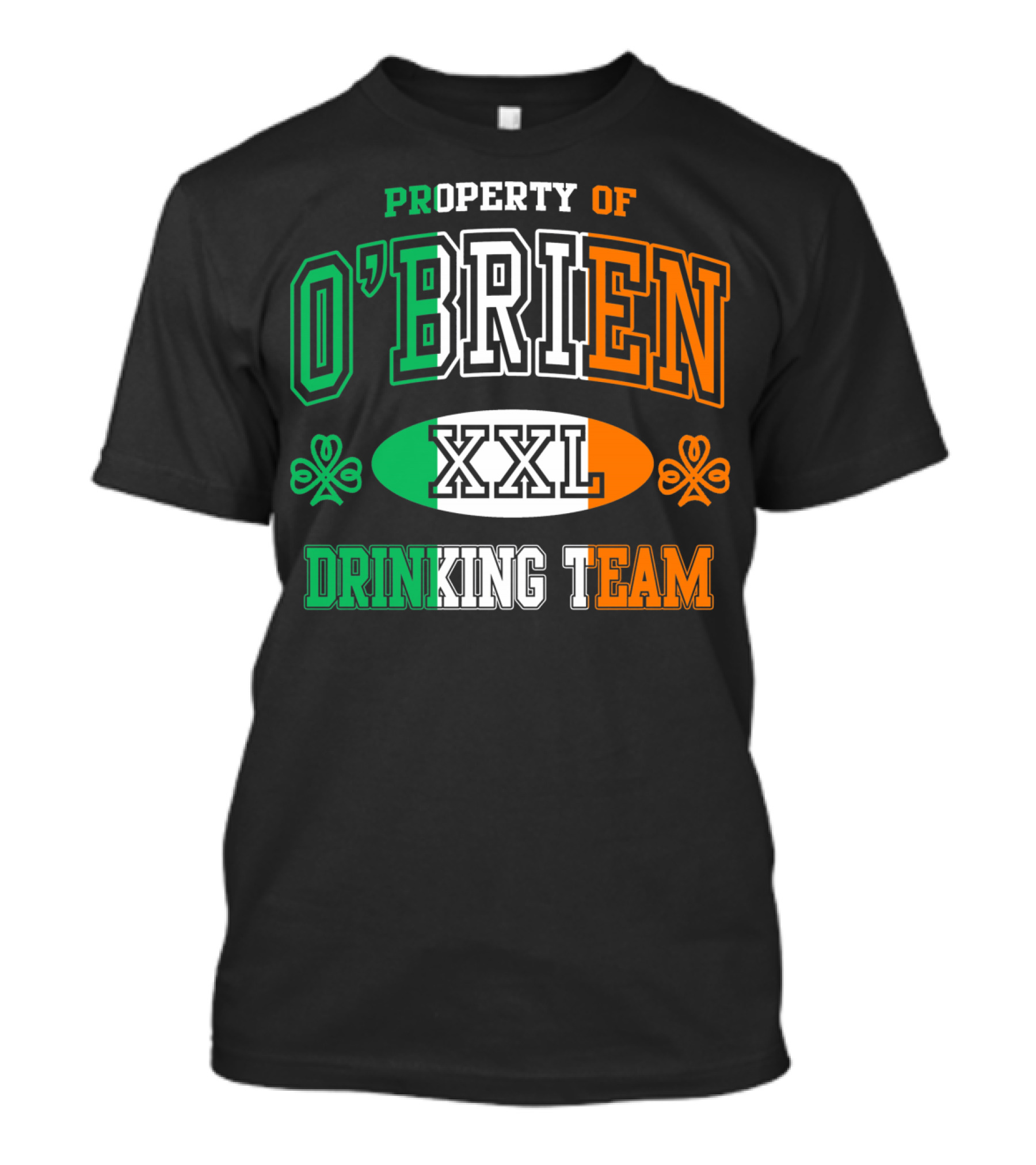 Property Of O'Brien XXL Irish Drinking Team T-Shirt