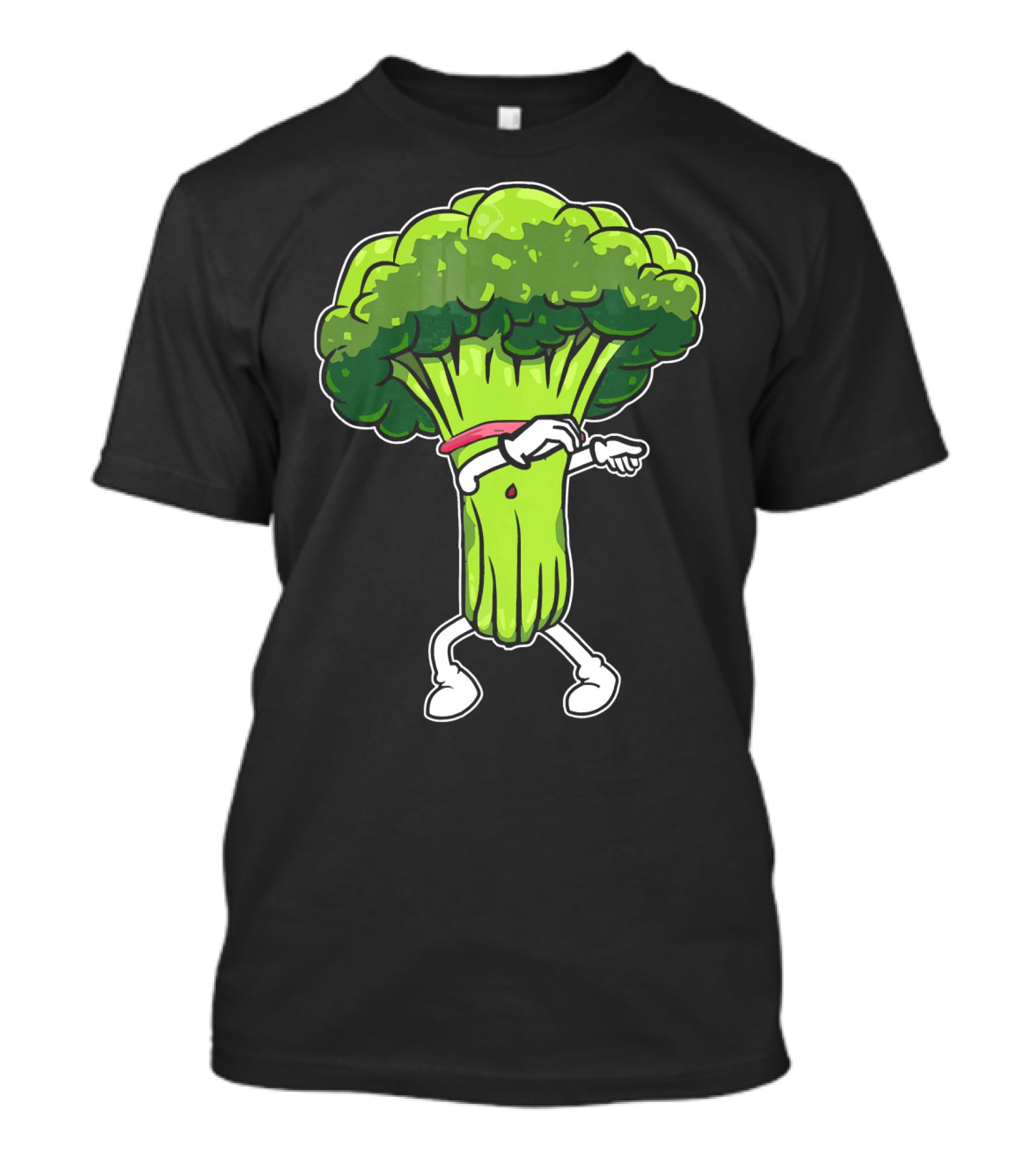 Broccoli Dabbing Meme Funny Dance Veggie Trend T-Shirt