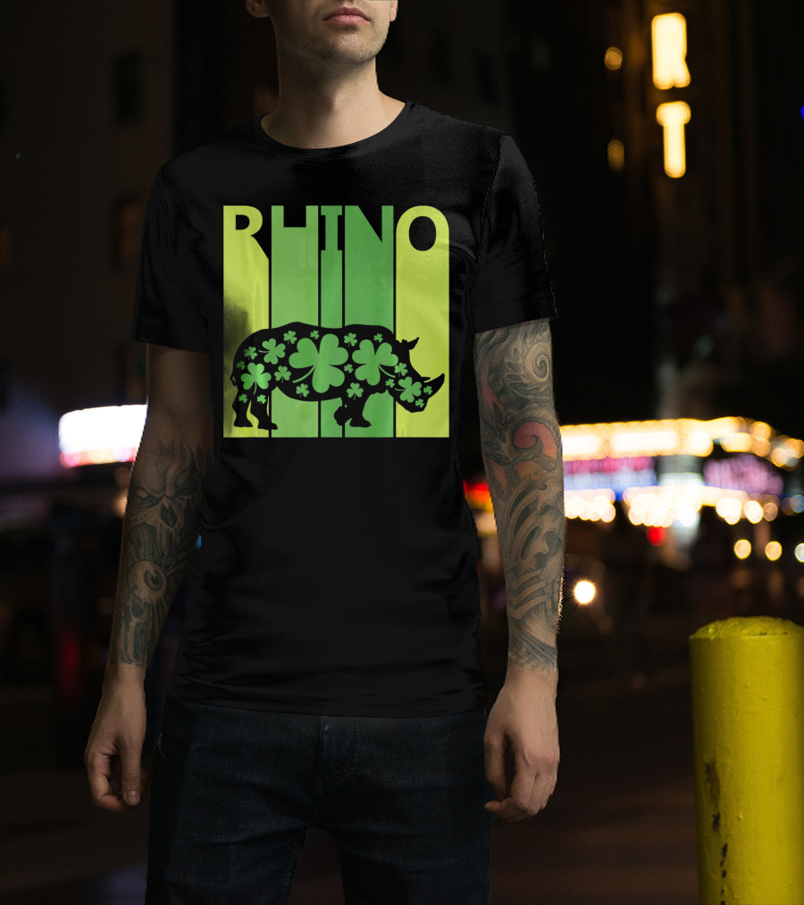Lucky Clover Rhino T-Shirt