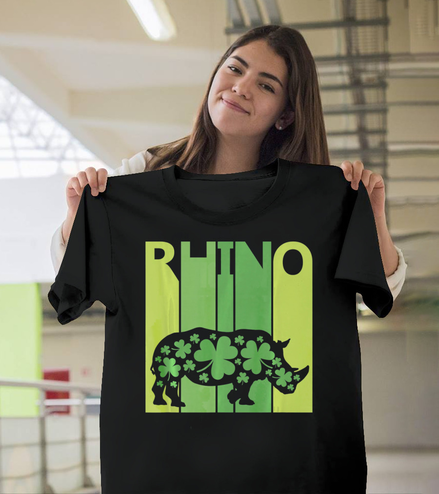 Lucky Clover Rhino T-Shirt
