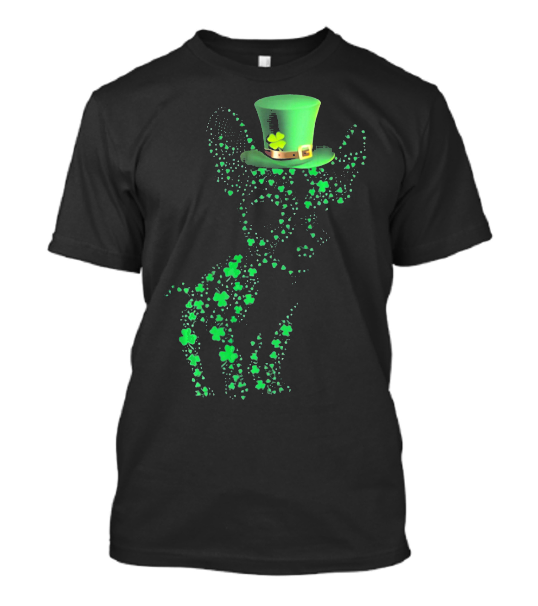 Happy St. Patrick's Day Chihuahua Lucky Shamrock Hat T-Shirt