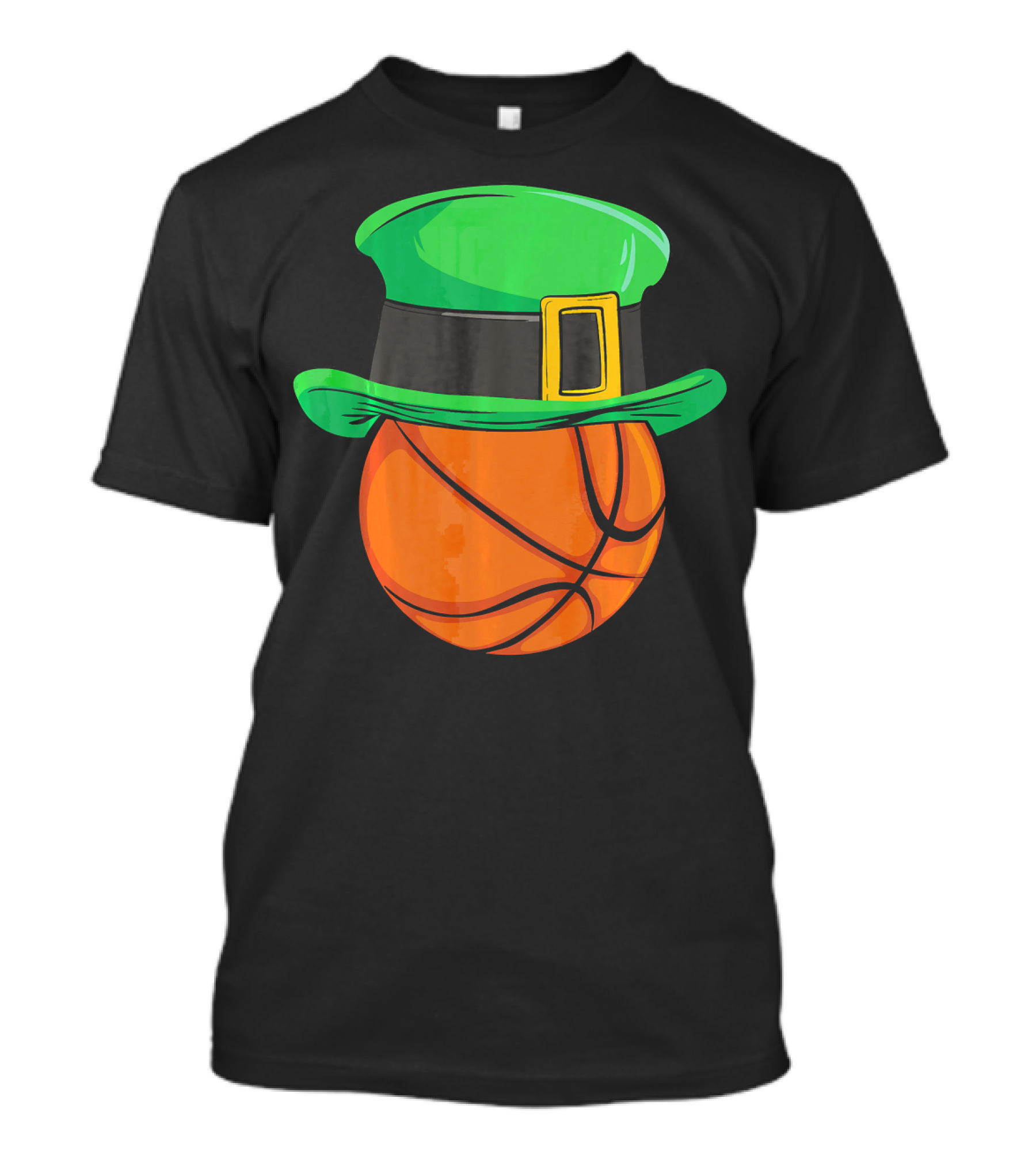 Leprechaun Hat Basketball St Patricks Day T-Shirt