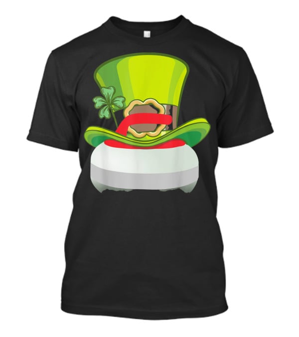 Leprechaun Curling Irish Hat Shamrock T-Shirt